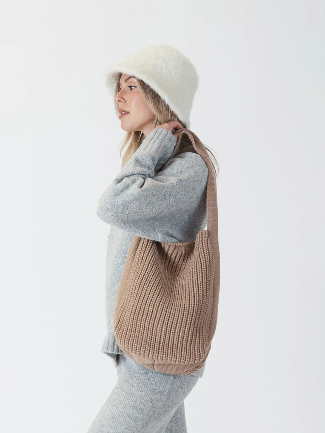 Knit Bag - Camel