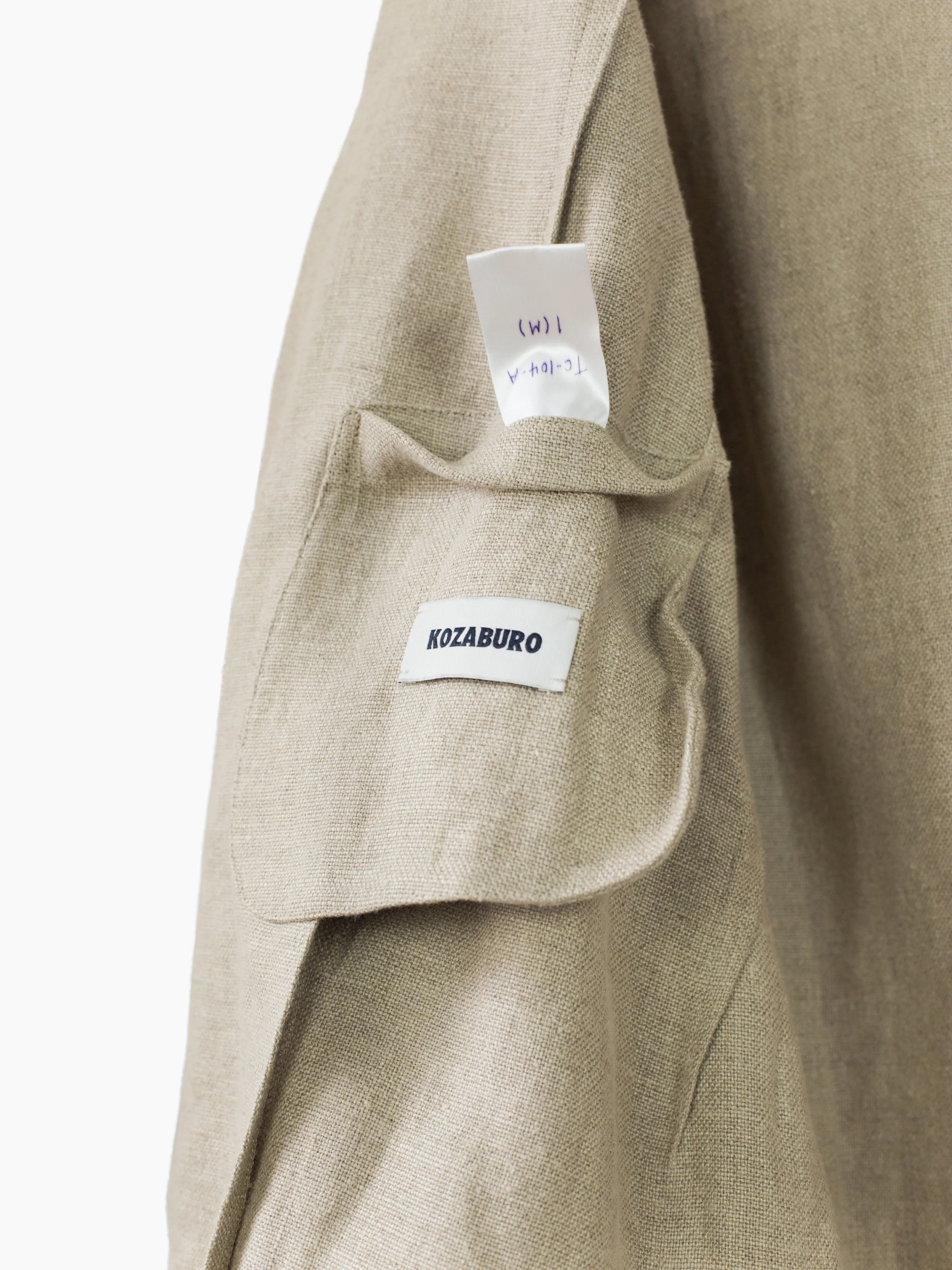 Kozaburo SS19 Linen Sack Fit SB Blazer