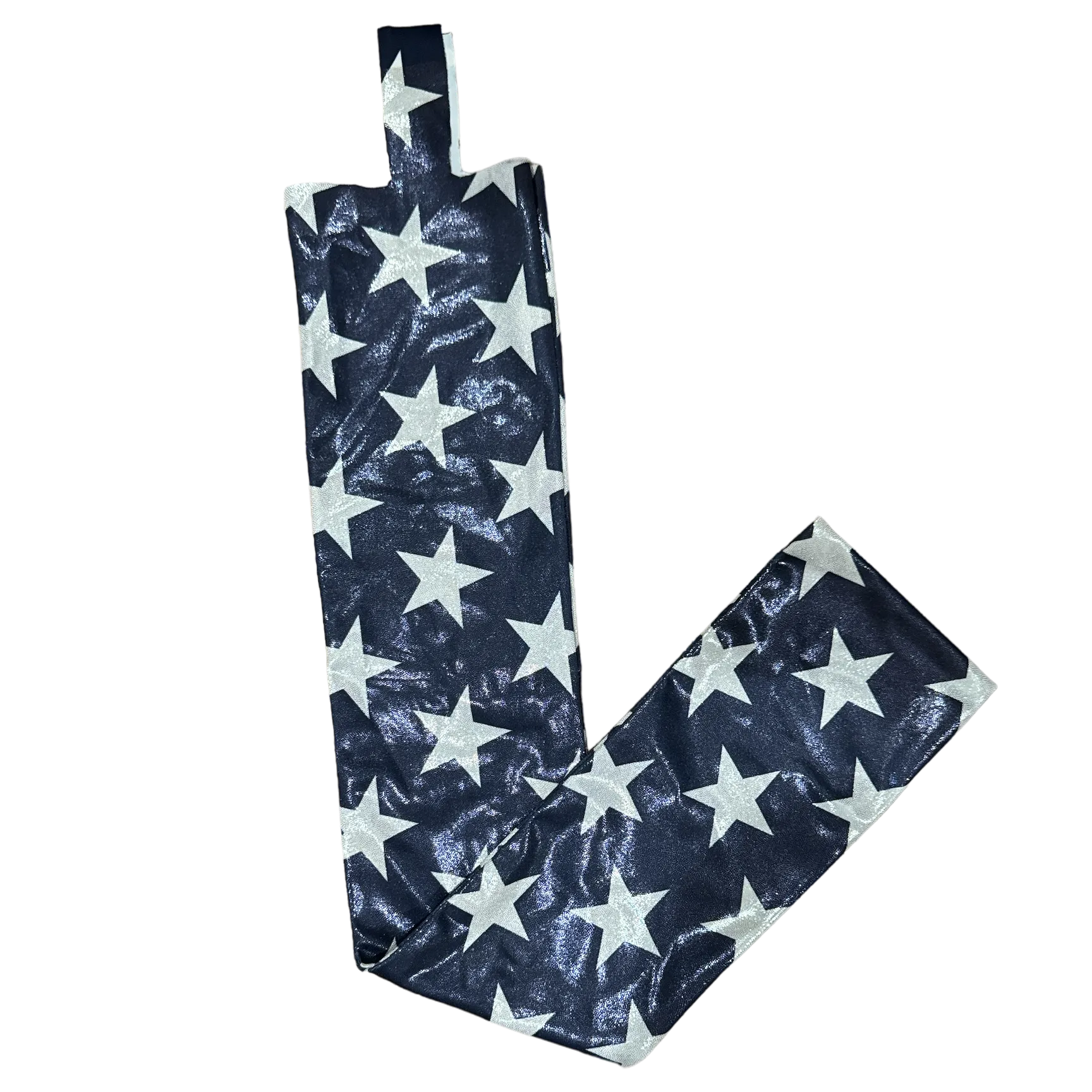 Krazy Horse Metallic Navy Tail Bag w/ White Stars