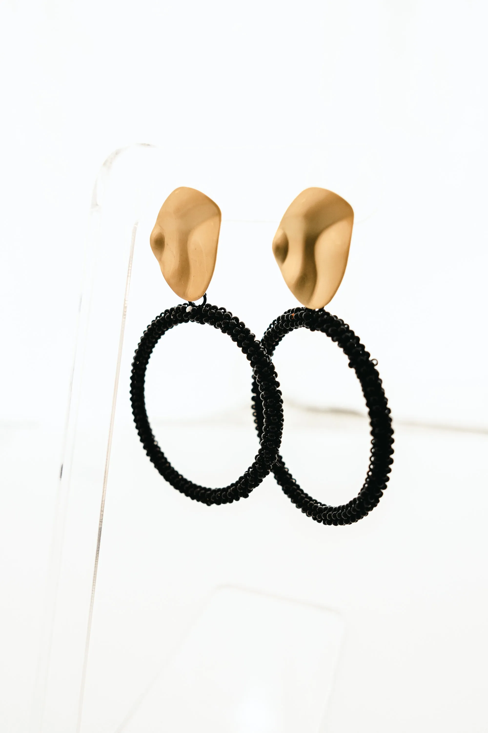 Little Lady Earrings, Black