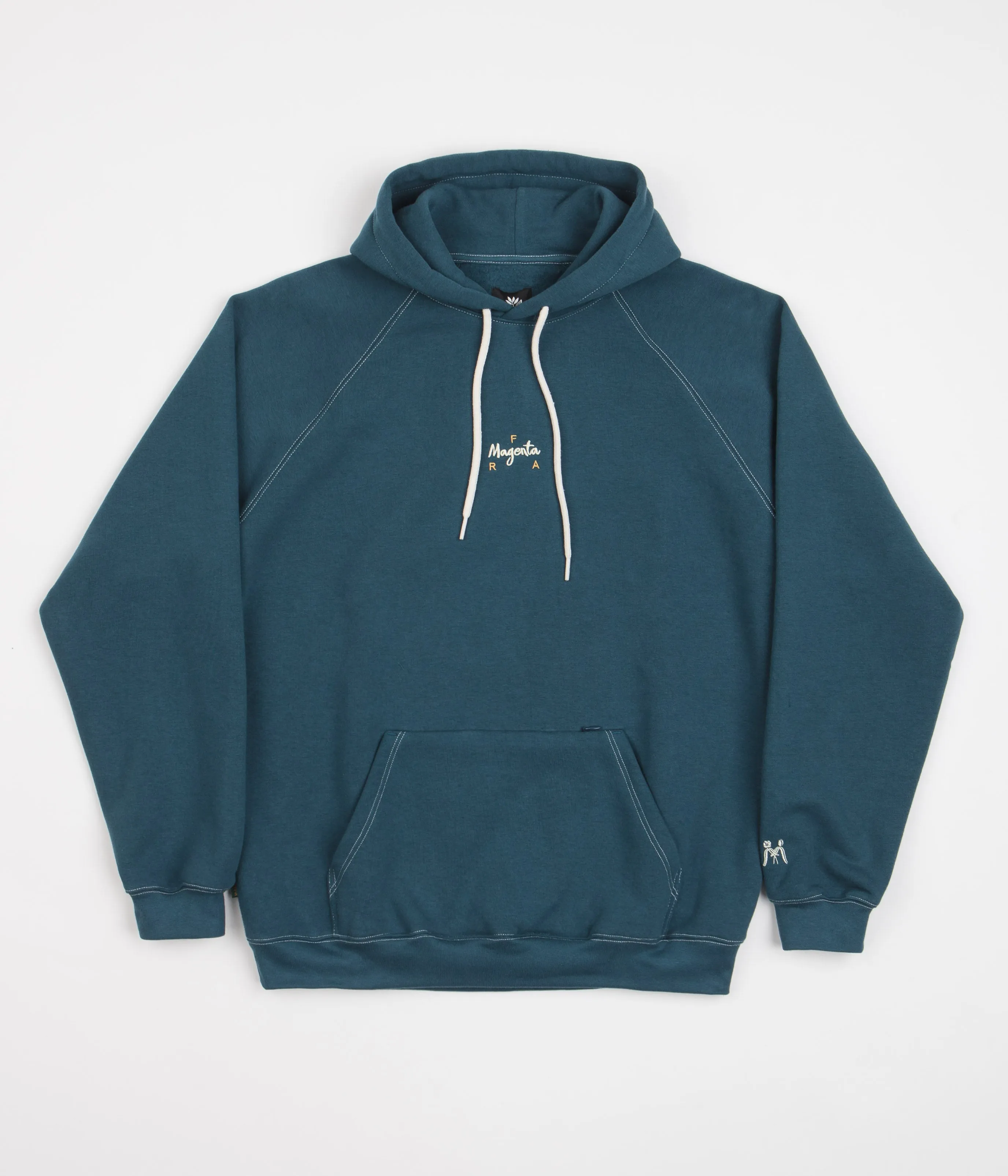 Magenta F.R.A Hoodie - Petrol Blue