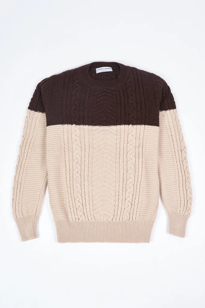 Men’s Two-Tone Sweater