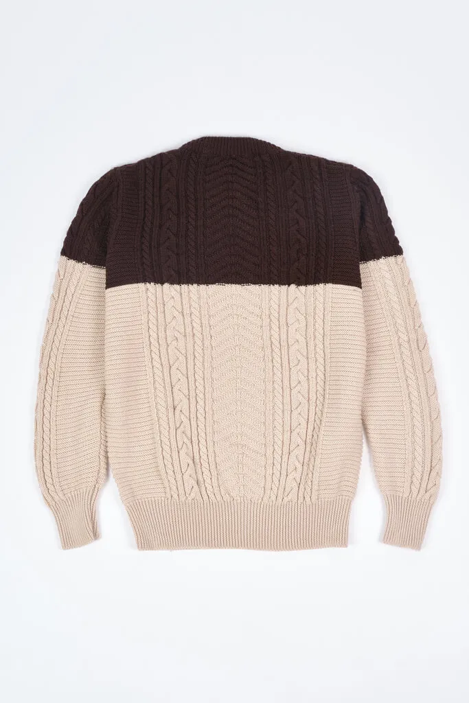 Men’s Two-Tone Sweater