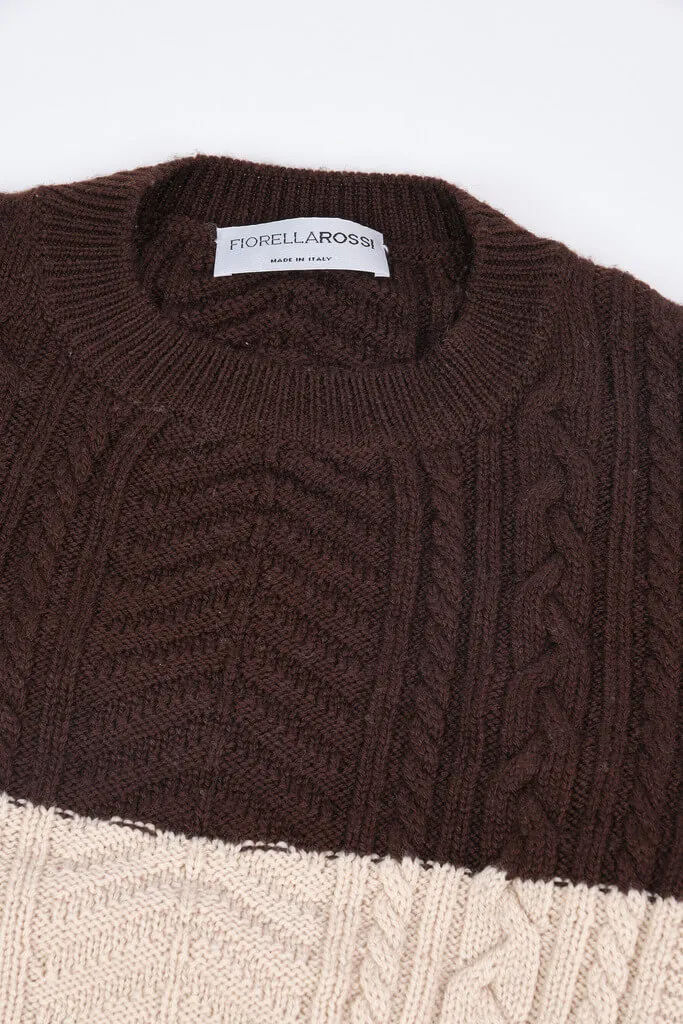 Men’s Two-Tone Sweater