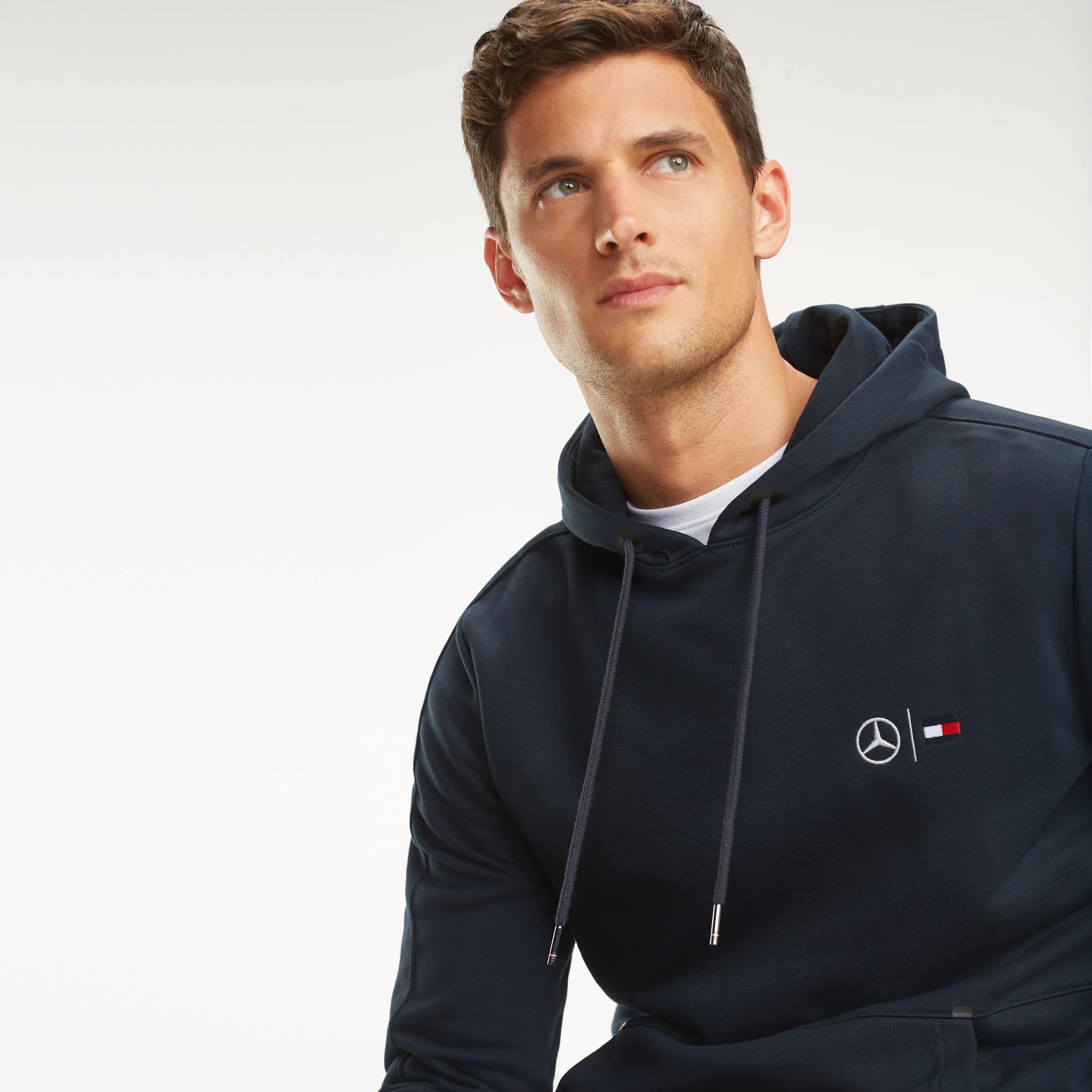 Mercedes Benz Drawstring Hoodie | Hoodies | Tommy Hilfiger