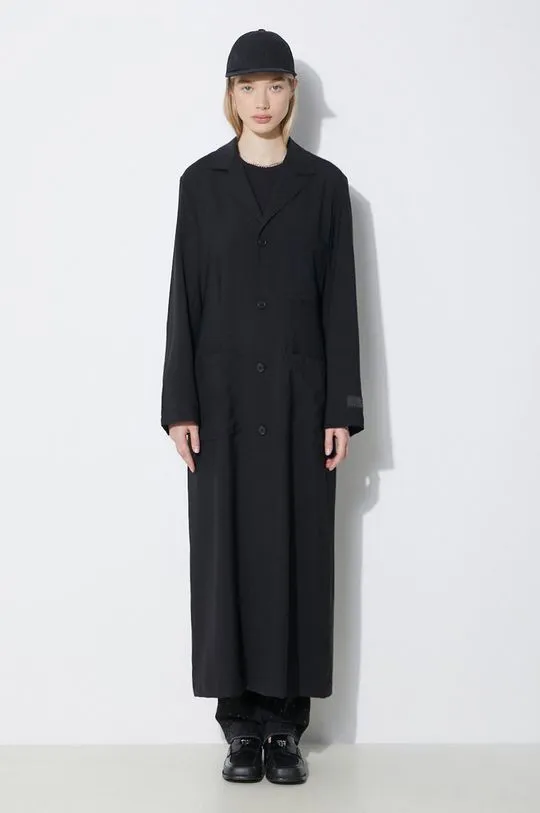 MM6 Maison Margiela wool coat black color S62AA0081