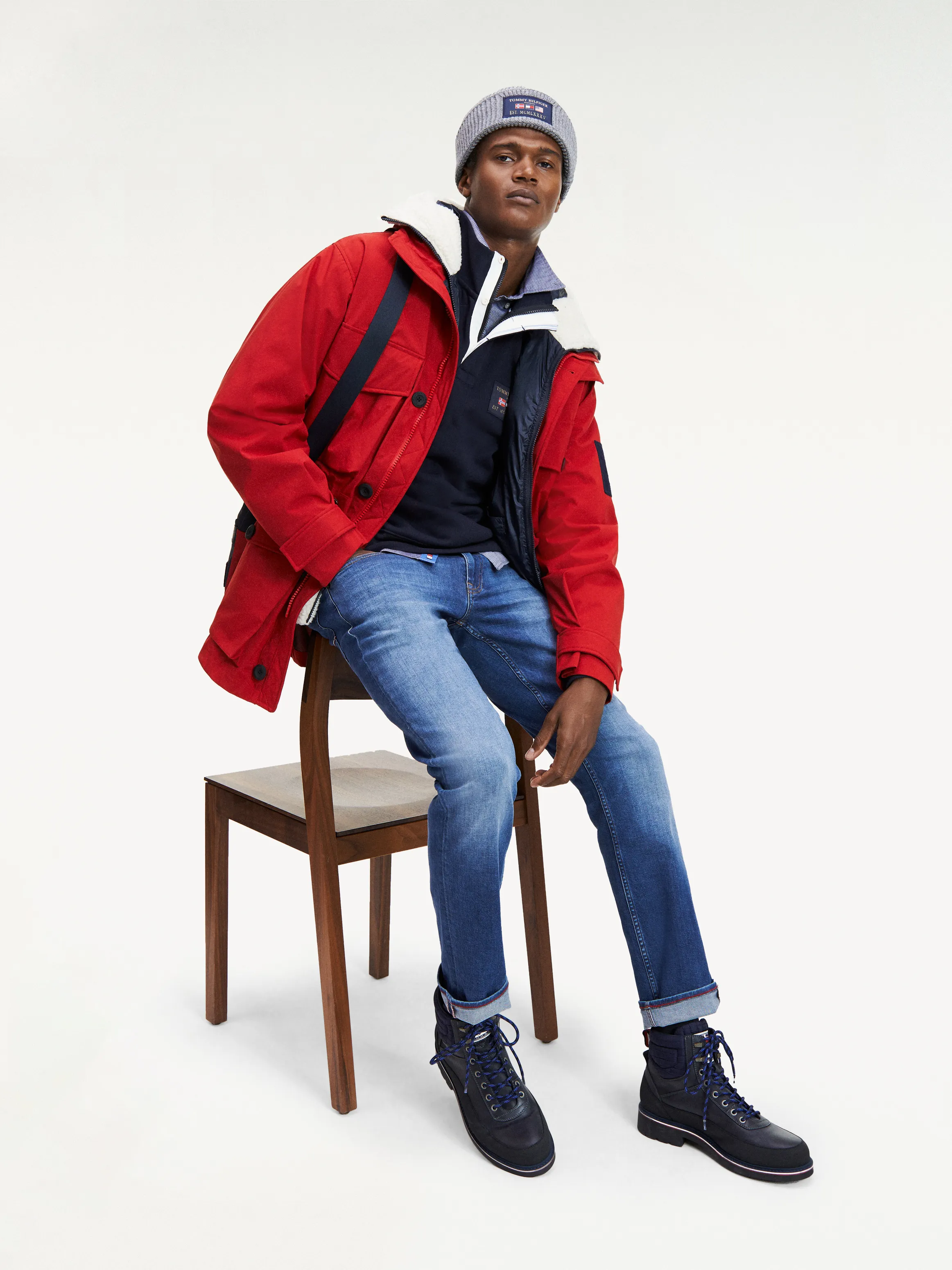 Mock Neck Fleece Sweatshirt | Hoodies | Tommy Hilfiger