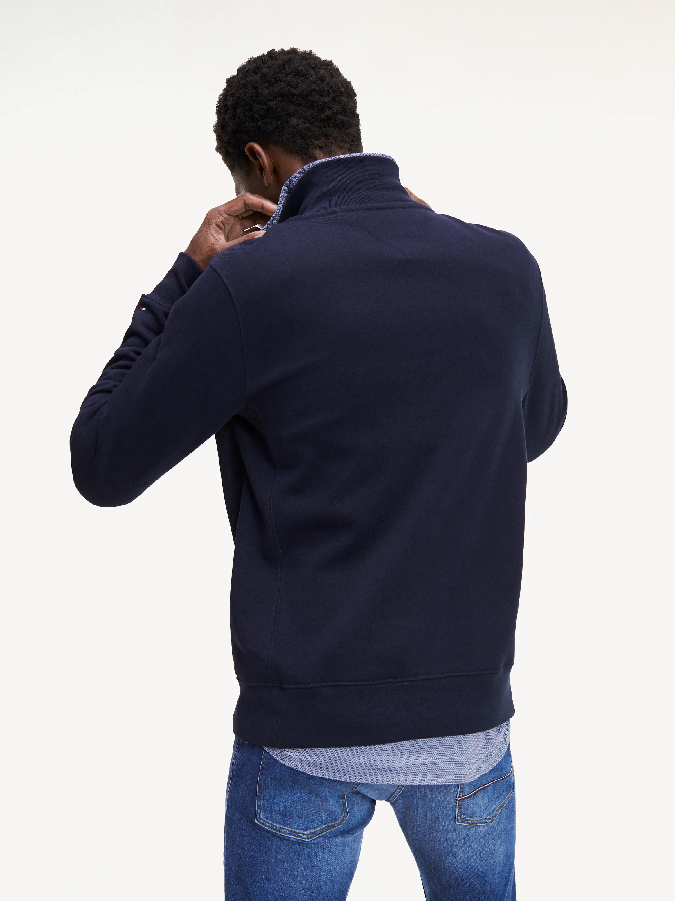 Mock Neck Fleece Sweatshirt | Hoodies | Tommy Hilfiger