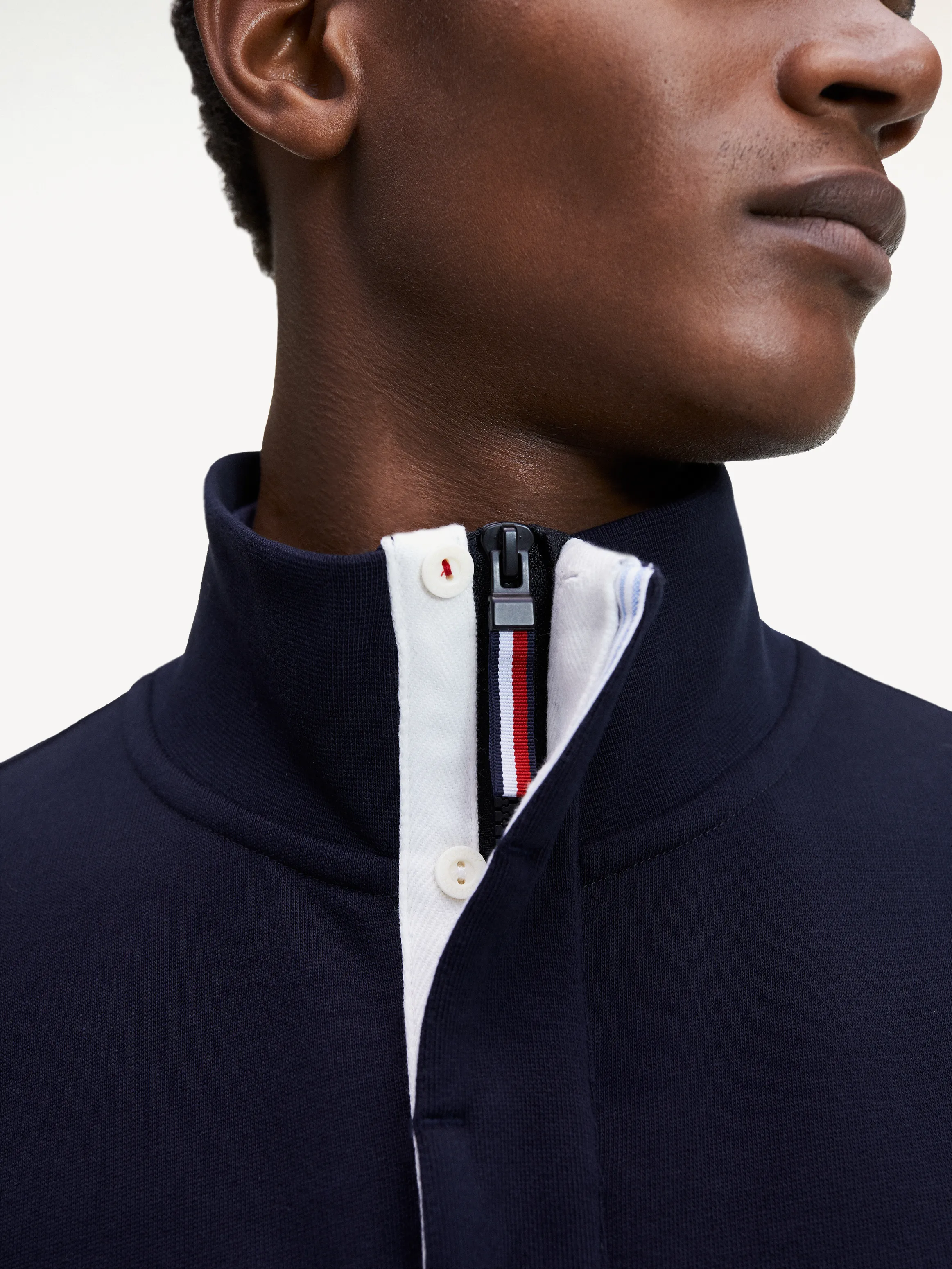 Mock Neck Fleece Sweatshirt | Hoodies | Tommy Hilfiger