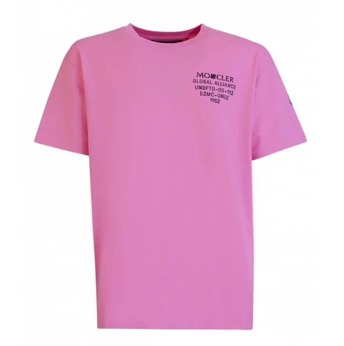 MONCLER  |Size S-XL ◆MONCLER GENIUS 1952 UNDEFEATED T-SHIRT Pink Men's