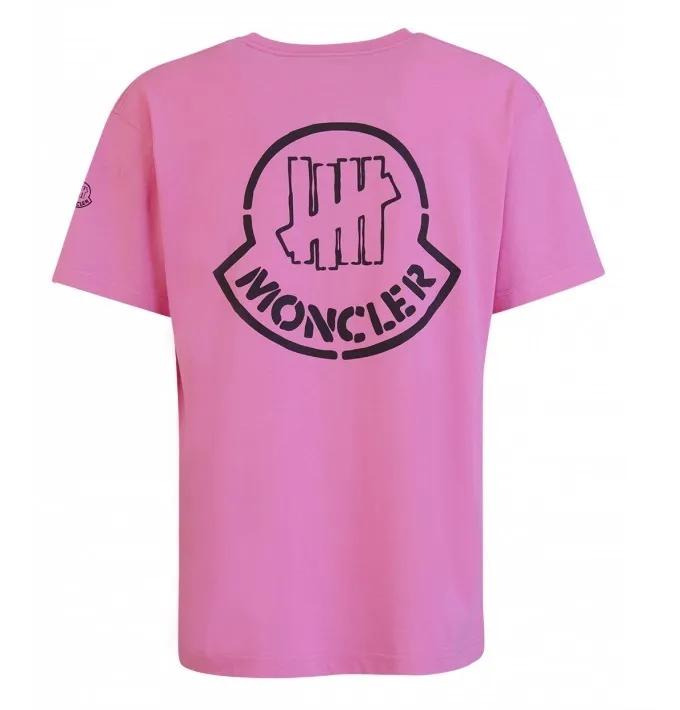 MONCLER  |Size S-XL ◆MONCLER GENIUS 1952 UNDEFEATED T-SHIRT Pink Men's