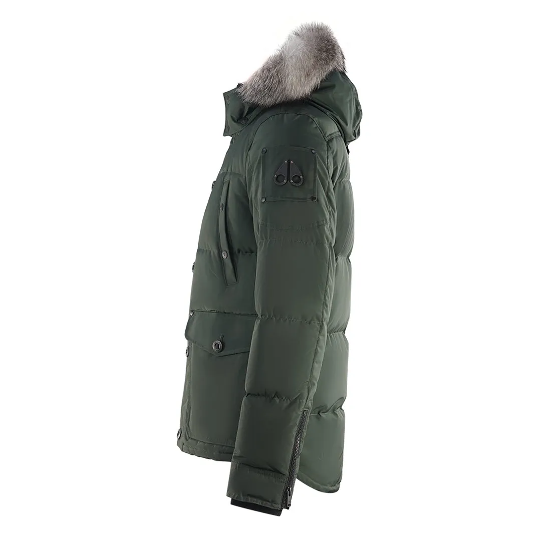 Moose Knuckles Round Island Can Army Bomber Down Jacket