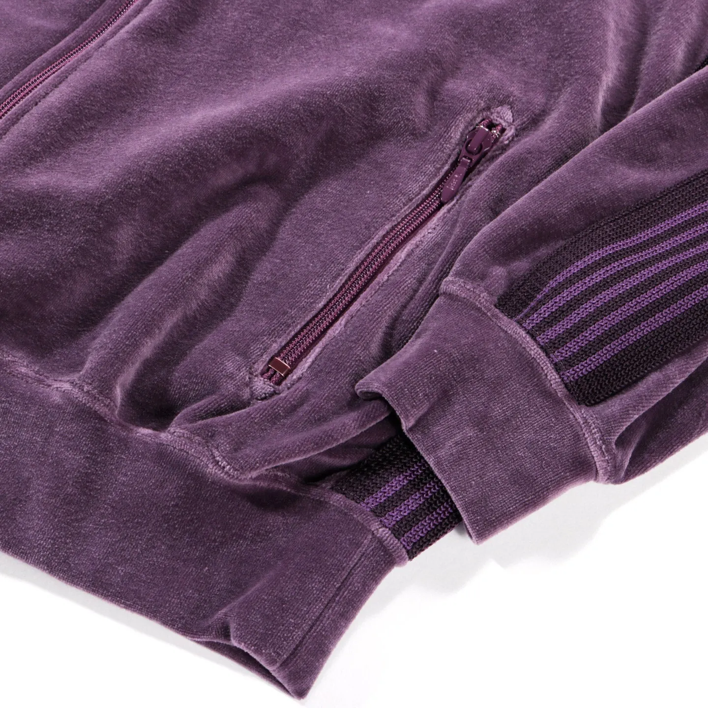 NEEDLES R.C. TRACK JACKET VELOUR PURPLE