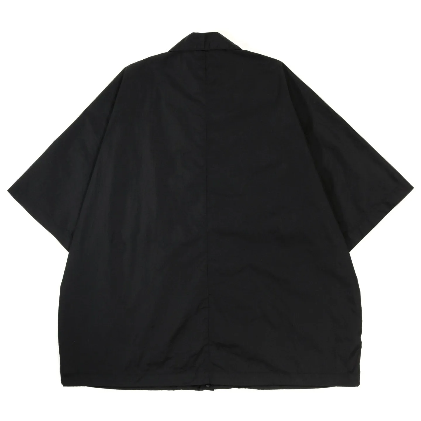 N.HOOLYWOOD 2241-SH51 NYLON SHORTSLEEVE OVERSHIRT BLACK