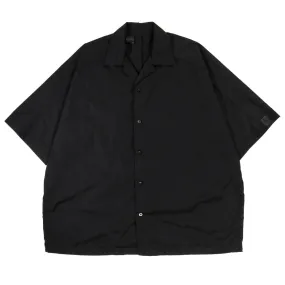 N.HOOLYWOOD 2241-SH51 NYLON SHORTSLEEVE OVERSHIRT BLACK