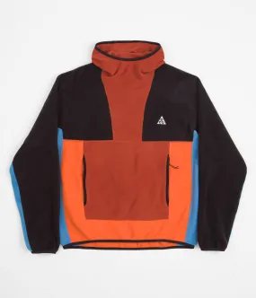 Nike ACG Polartec Wolf Tree Hoodie - Cinnabar / Black / Rush Orange / Dutch Blue