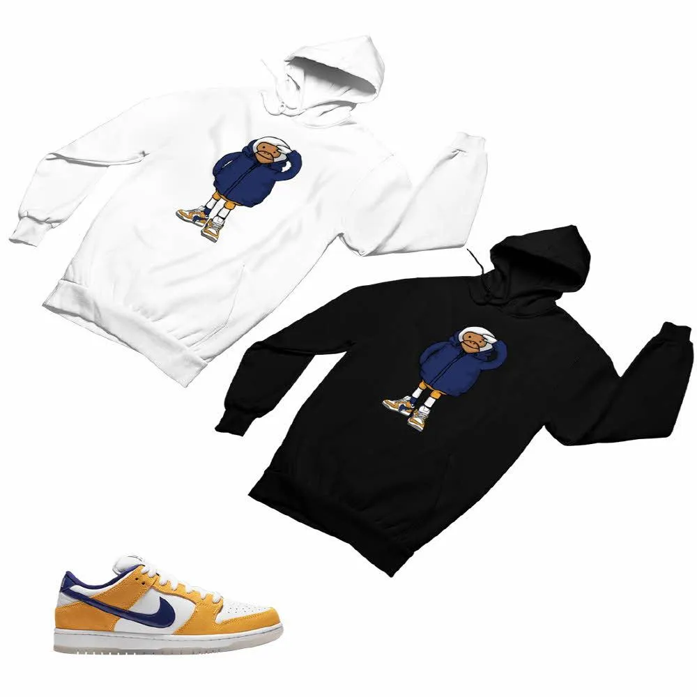 Nike SB Dunk Laser Orange Matching Custom Designed Hoodies ND 1-3-5