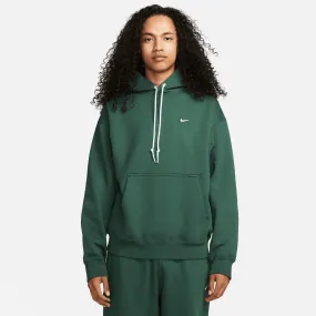 Nike Solo Swoosh Green Fleece Pullover Hoodie