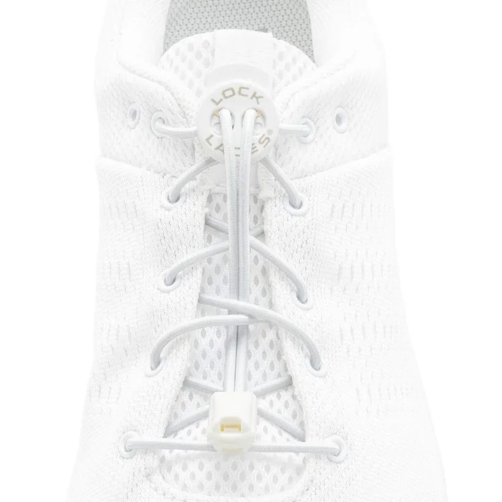 No Tie Replacement Lacing System - White