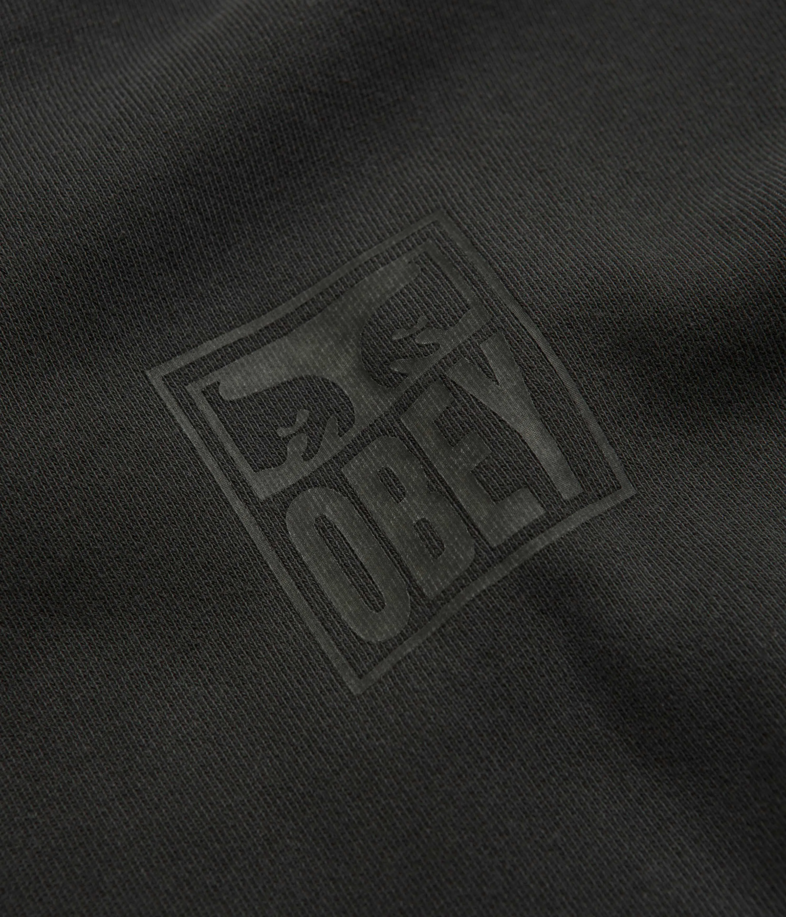 Obey Eyes Icon Extra Heavy Hoodie - Pigment Pirate Black