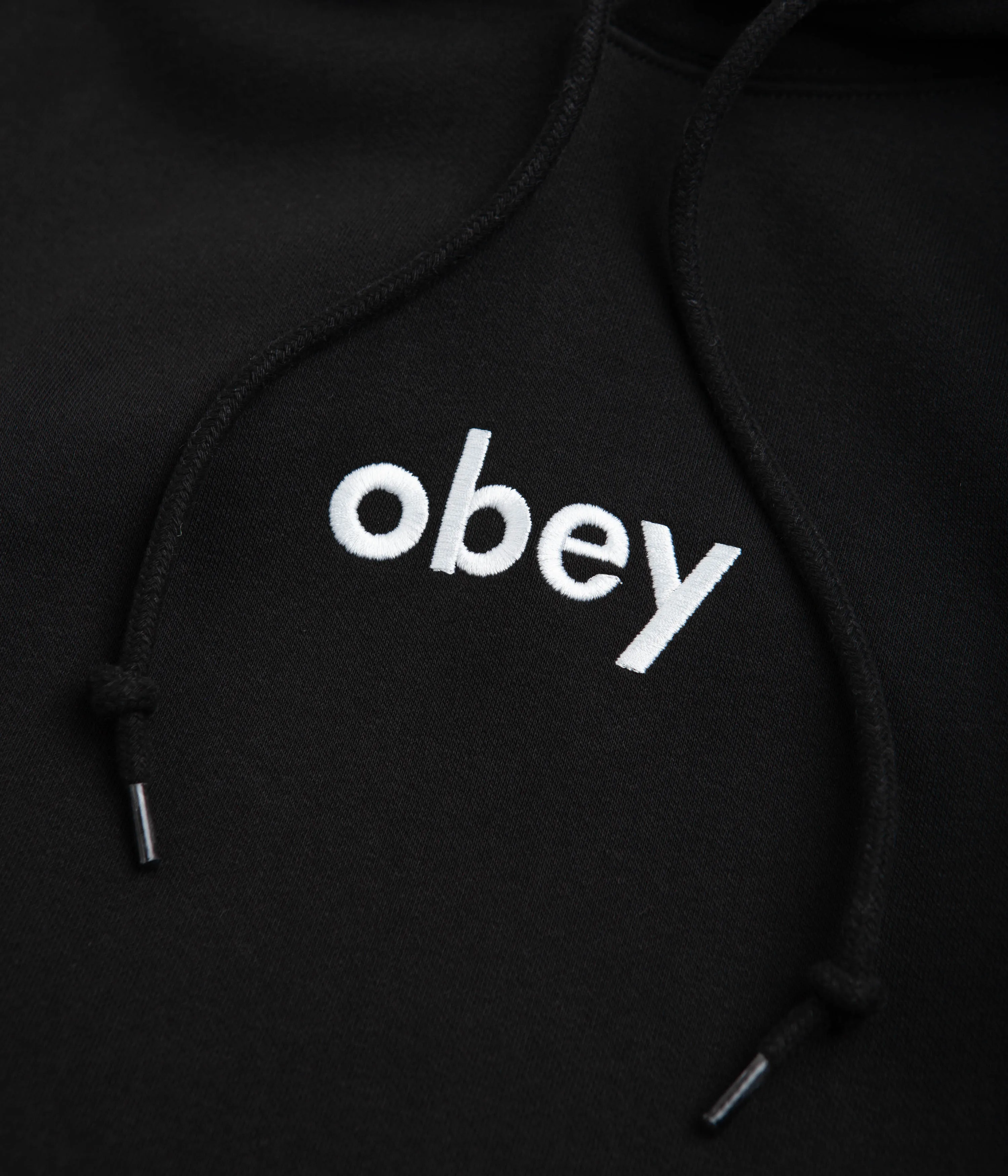 Obey Lowercase Hoodie - Black