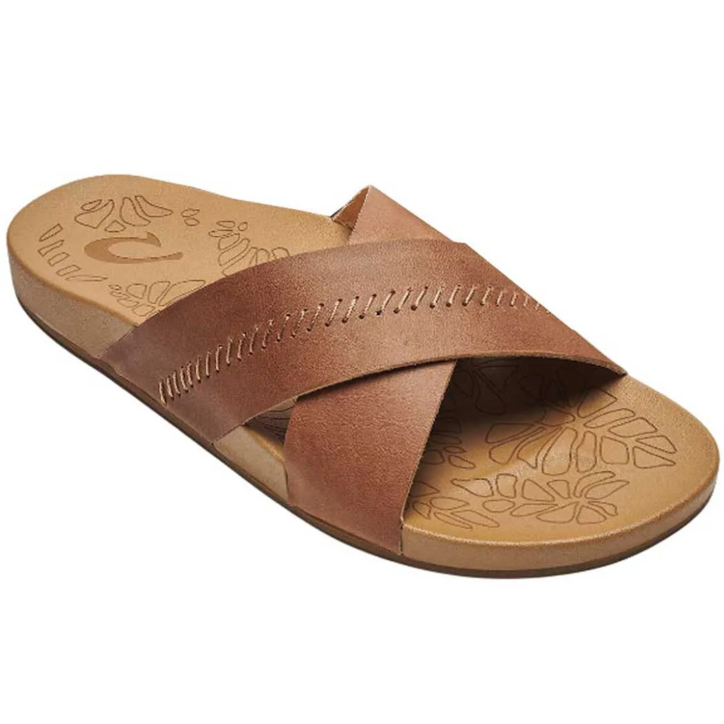 OluKai Kipea Olu Slide Sandal Sahara/ Sahara (Women's)