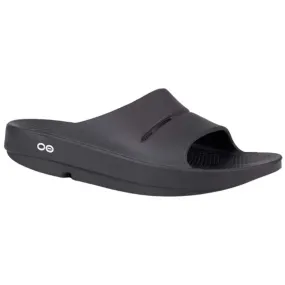 Oofos Ooah Slide Sandal Black (Unisex)