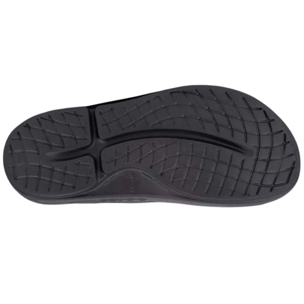 Oofos Ooah Slide Sandal Black (Unisex)