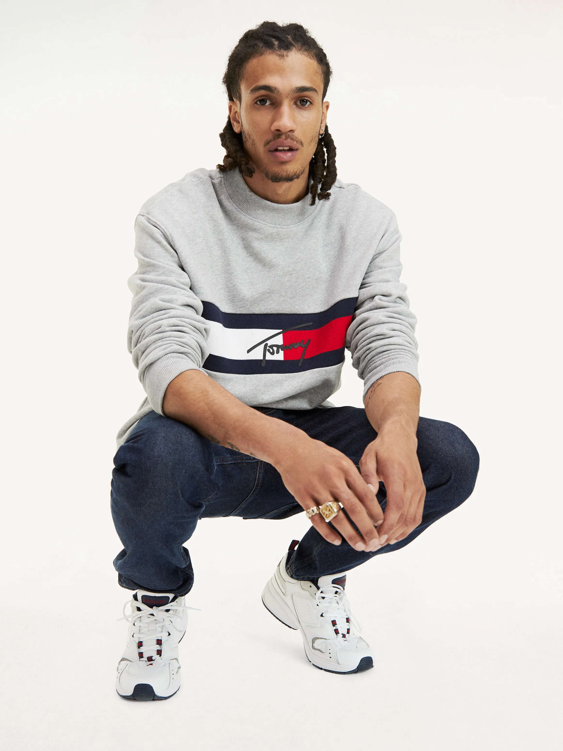 Organic Cotton Sweatshirt | Hoodies | Tommy Hilfiger