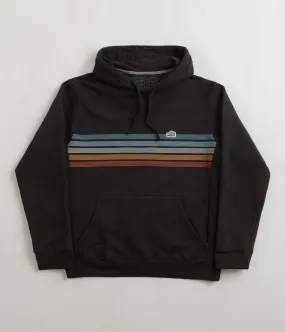 Patagonia Line Logo Ridge Stripe Uprisal Hoodie - Ink Black