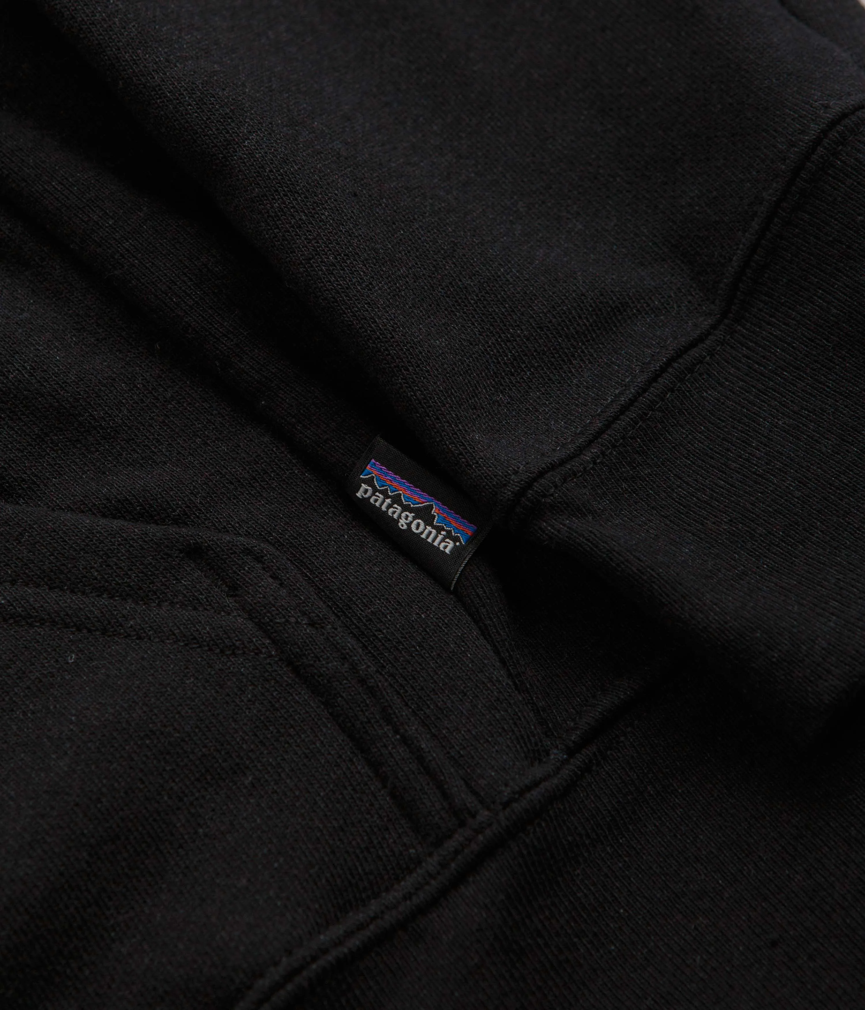 Patagonia Line Logo Ridge Stripe Uprisal Hoodie - Ink Black