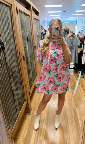 Penny Sea Flower Dress