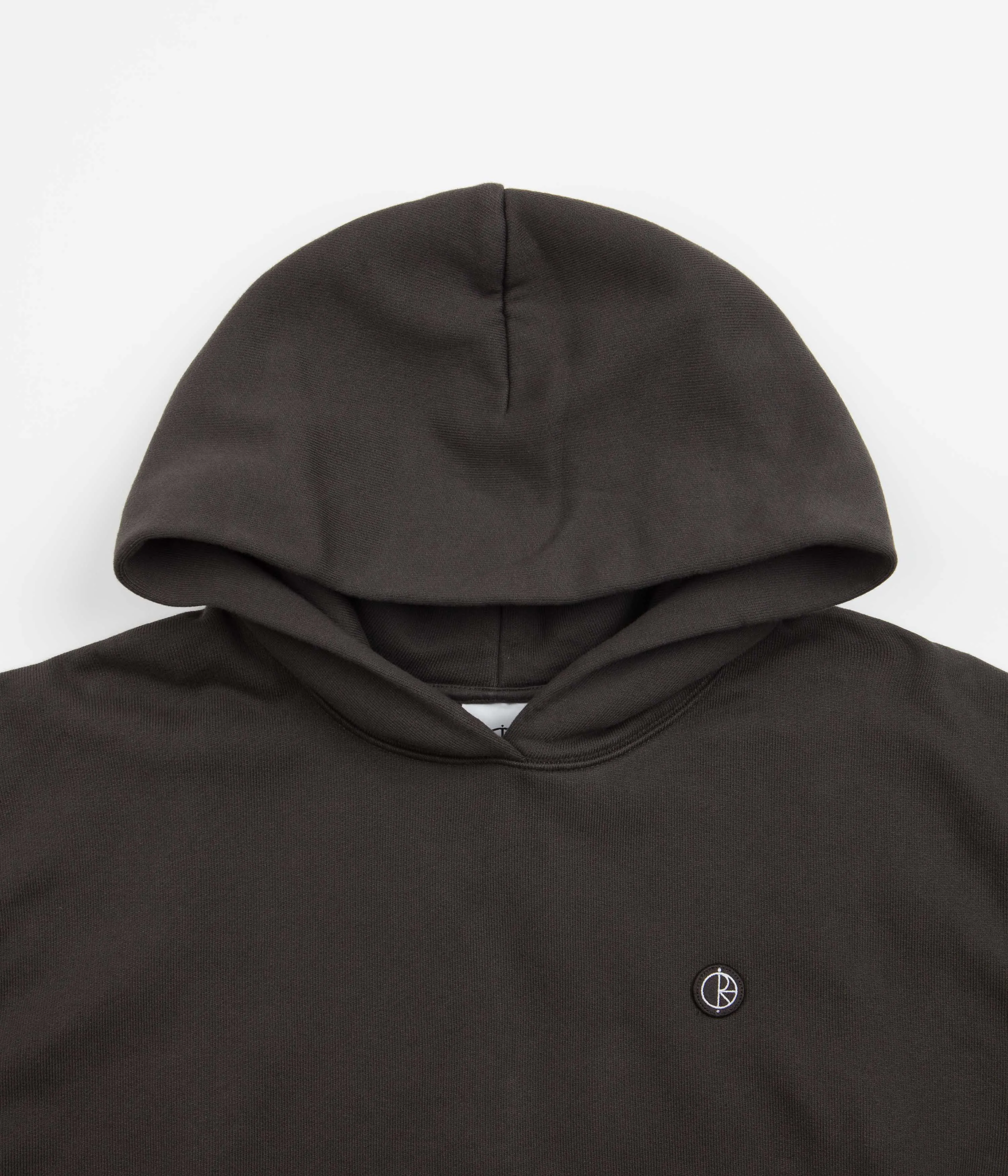 Polar Patch Hoodie - Dirty Black