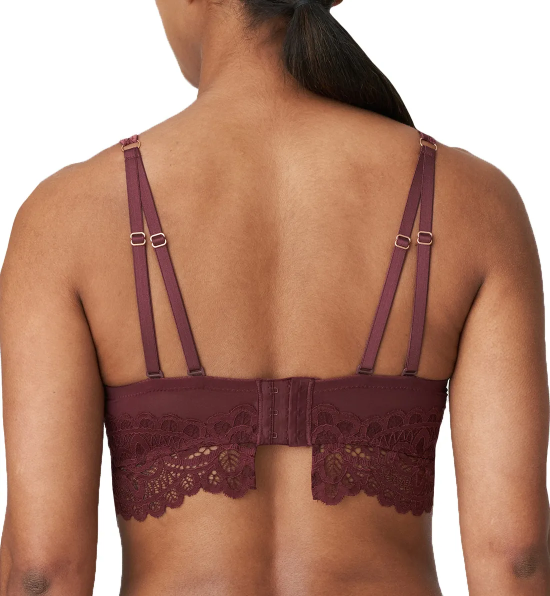 PrimaDonna Twist First Night Triangle Underwire Bra (0141886) - Merlot