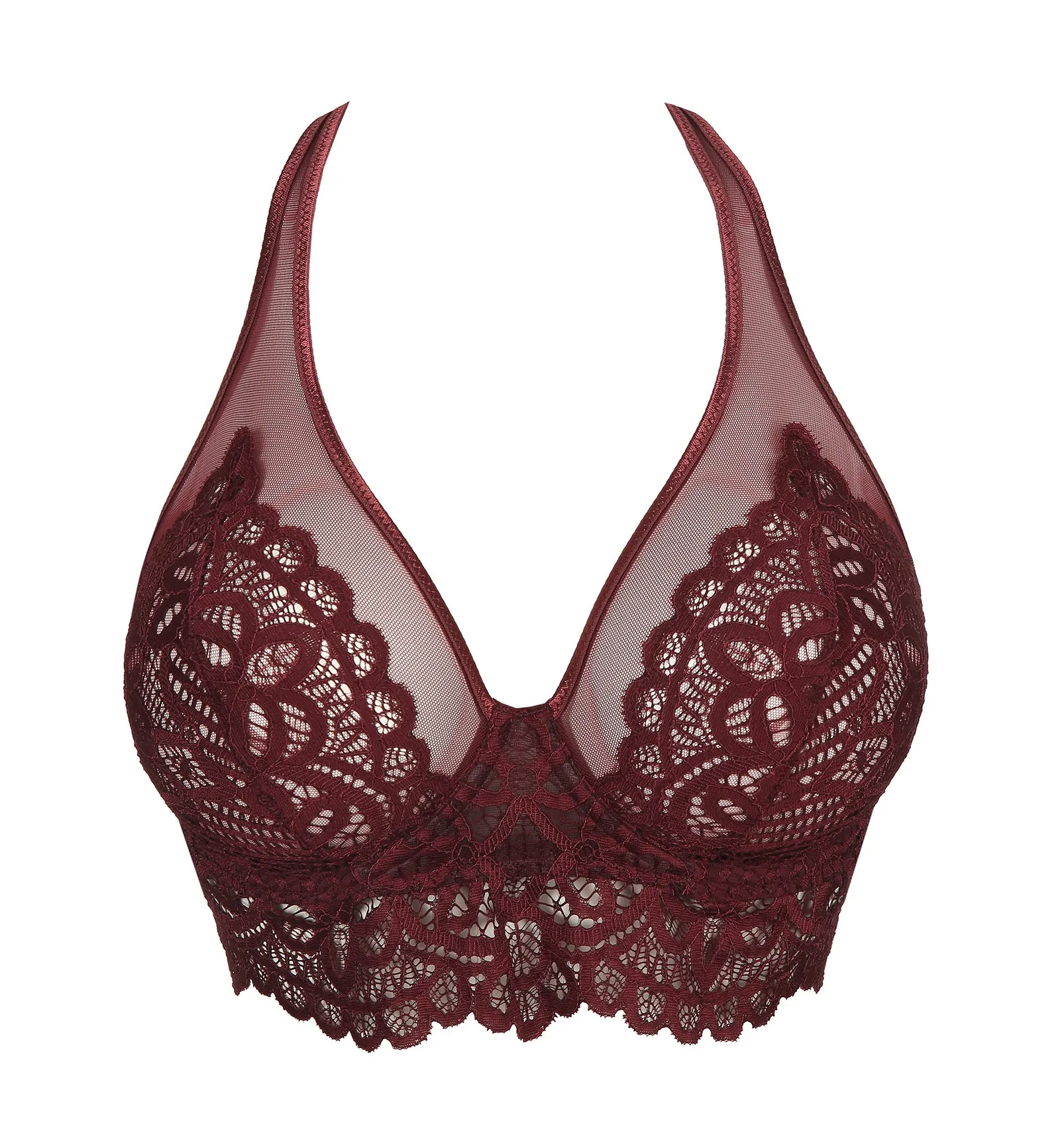 PrimaDonna Twist First Night Triangle Underwire Bra (0141886) - Merlot