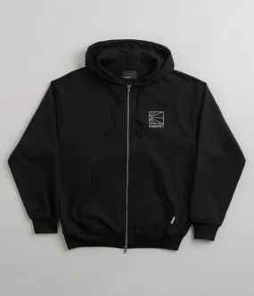 Rassvet Mini Logo Zip Hoodie - Black