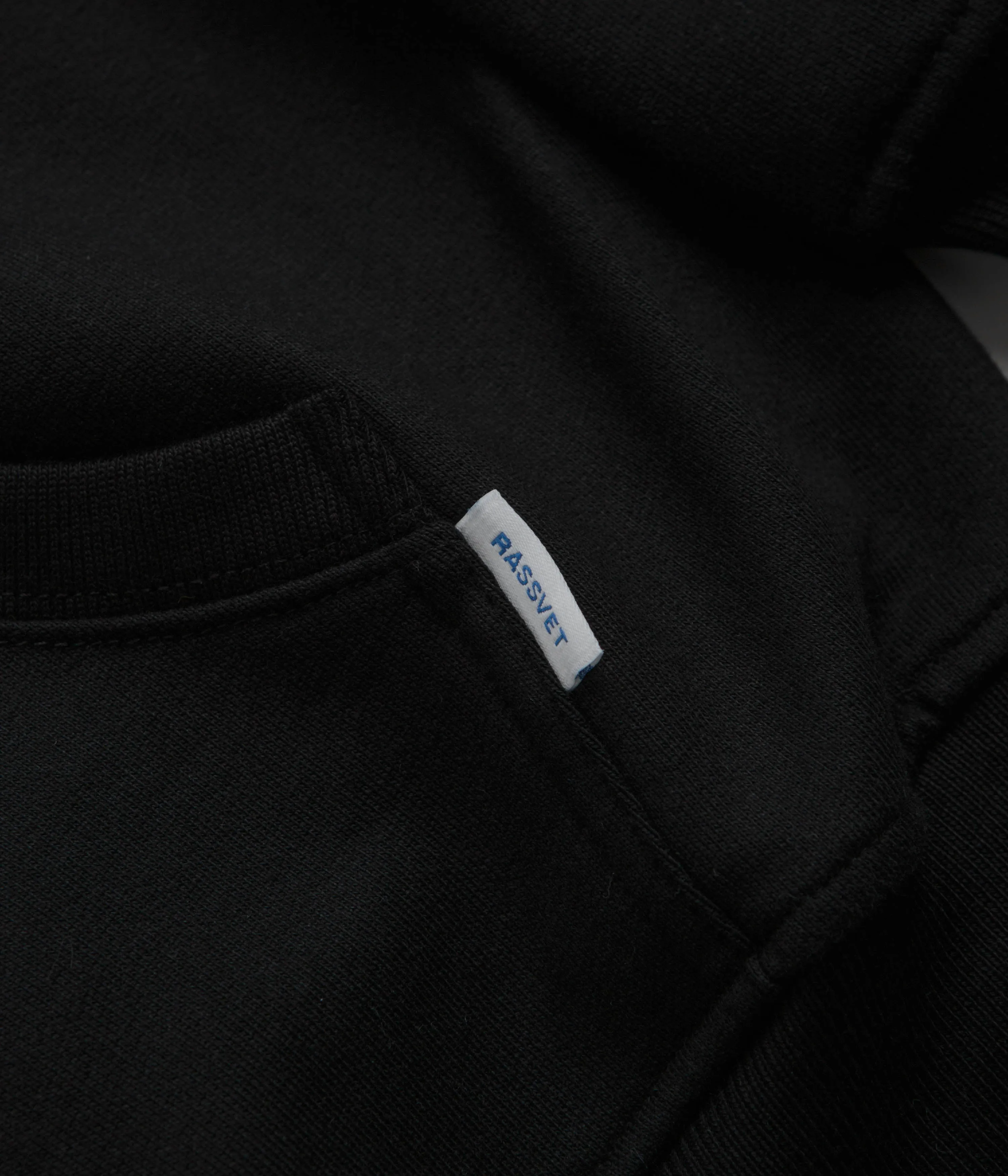 Rassvet Mini Logo Zip Hoodie - Black