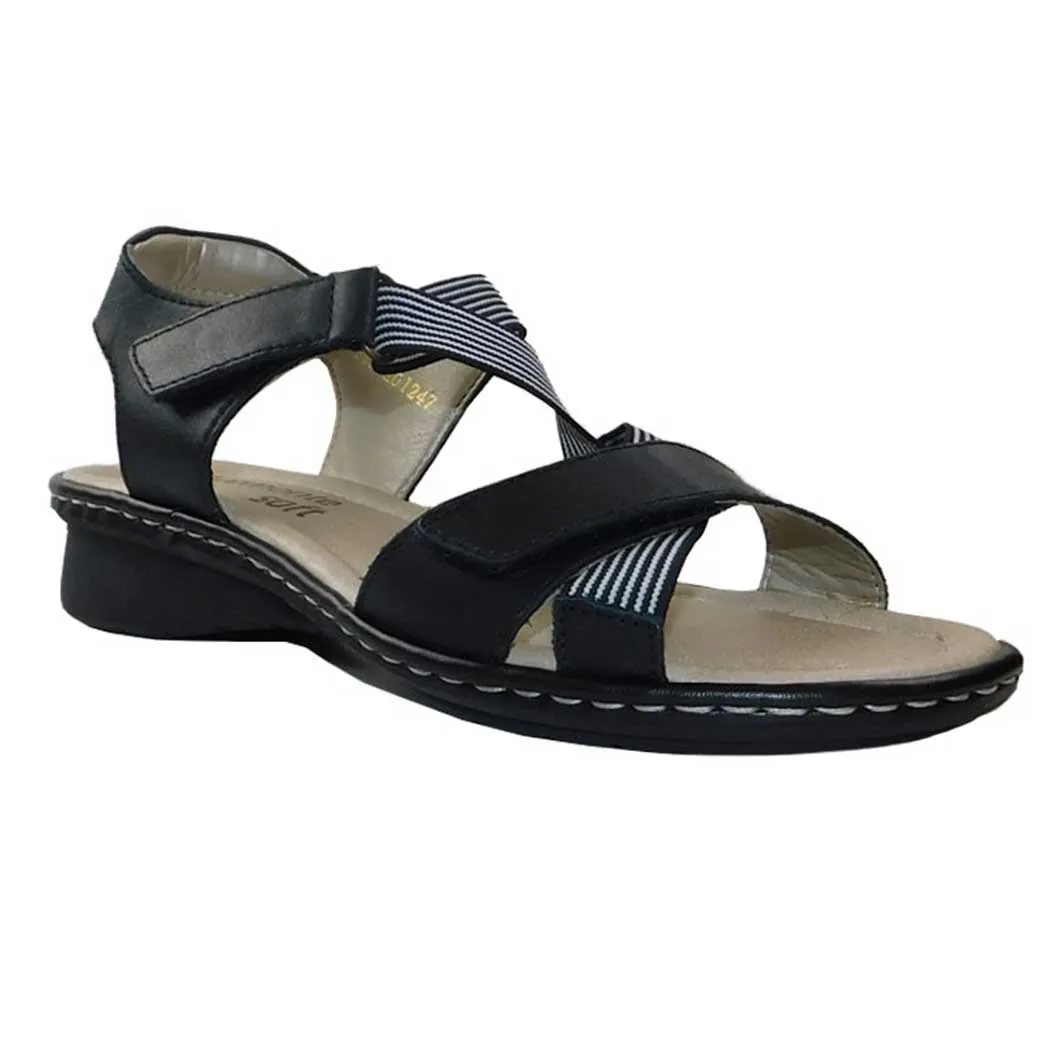 Remonte Dorndorf by Rieker D2757 Sandal Schwarz (Women's)