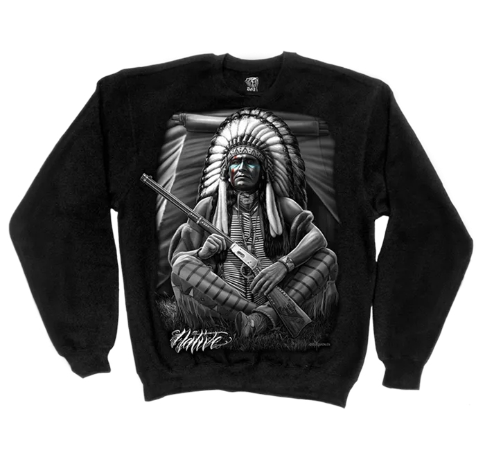 RETIRED- MEN'S Crewneck Sweatshirts - Native