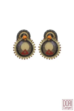 RetroB Unique Clip-on Earrings