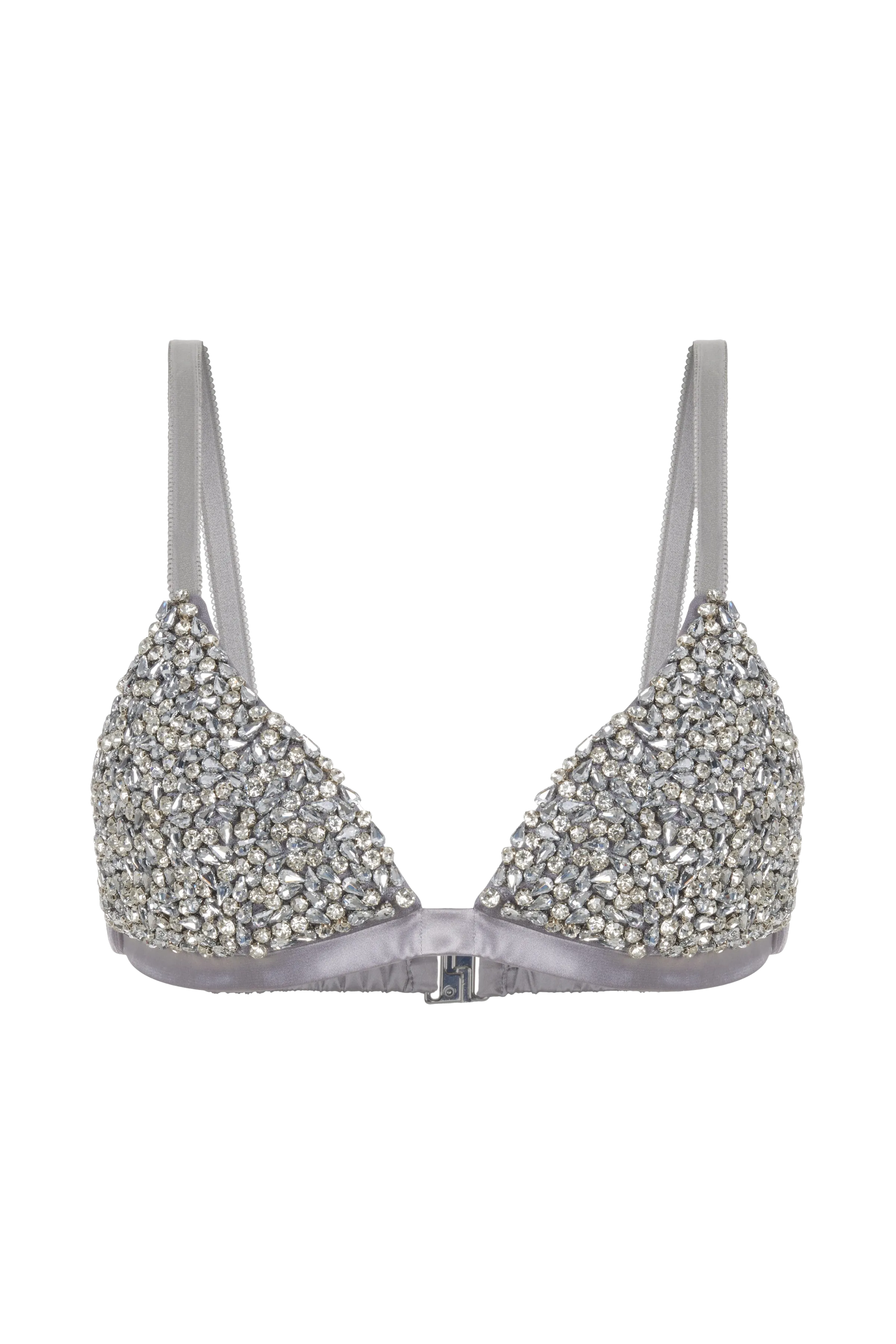 RHINESTONE EMBELLISHED BRA TOP