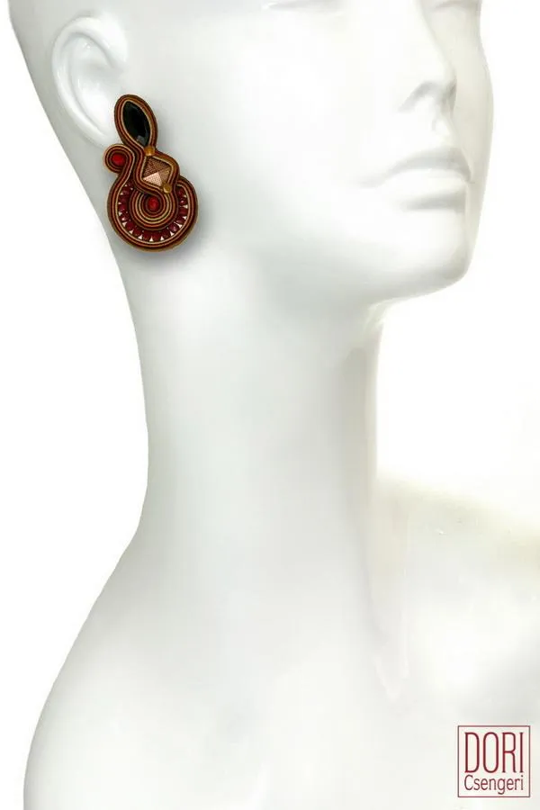 Rumba Clip On Earrings