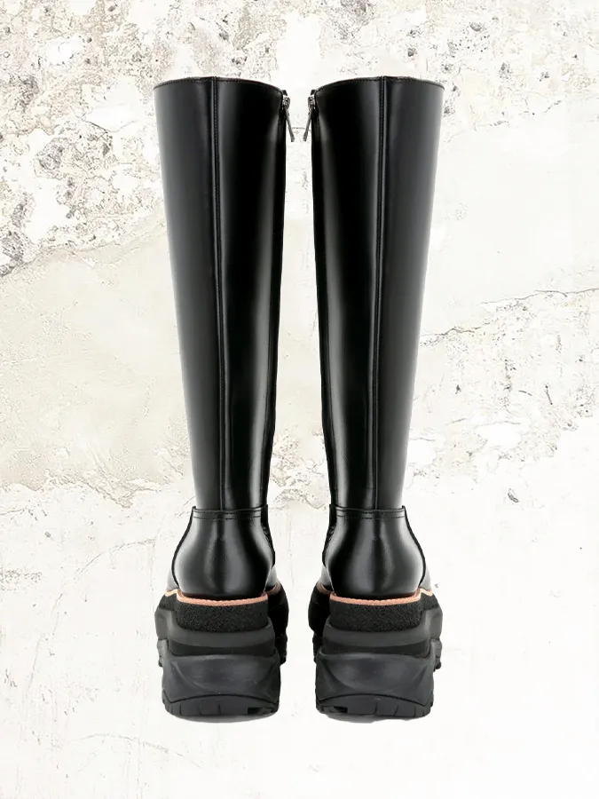 sacai long boots