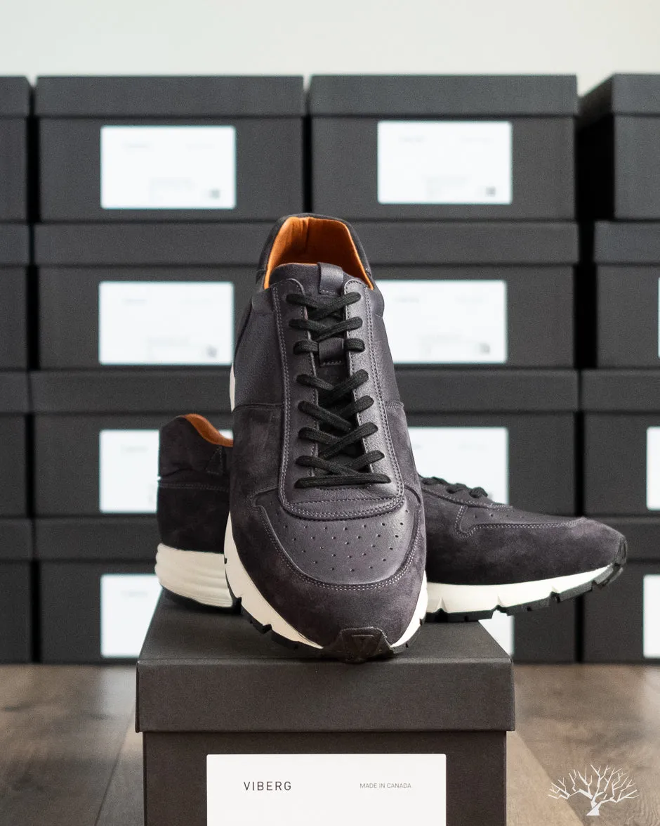 Sneaker - Storm Grey Janus Calf Suede