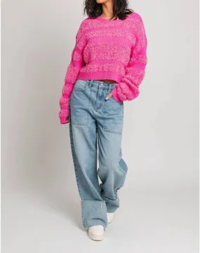 STOP THE PINK SWEATER --FLASH SALE