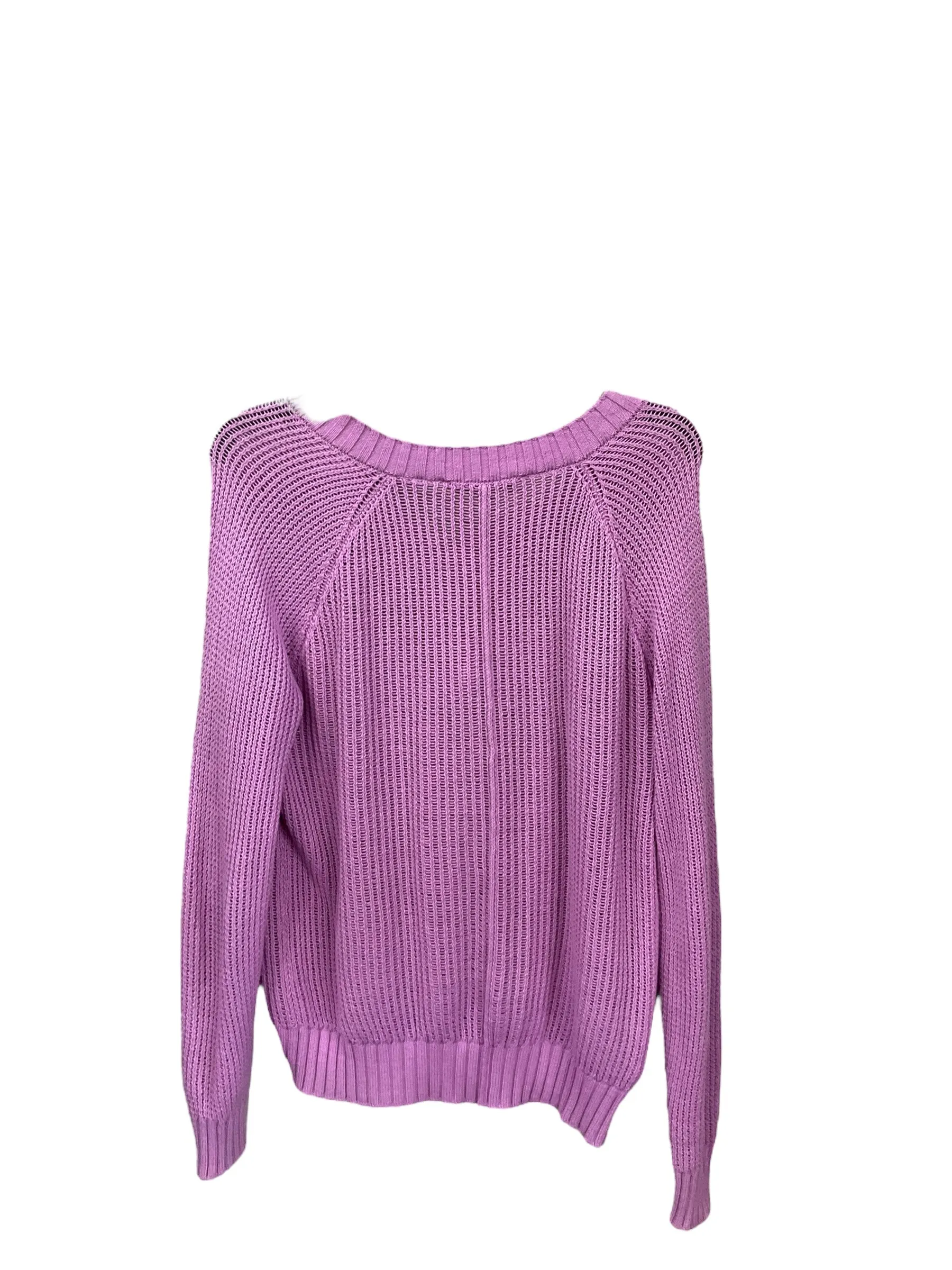 Sweater By Loft In Purple, Size: M