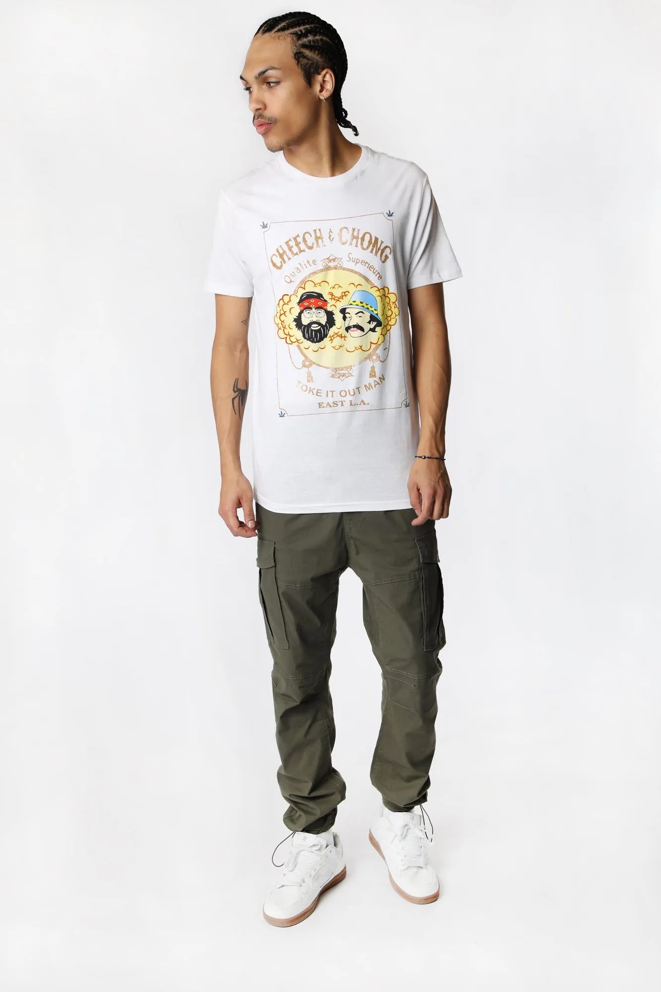 T-Shirt Imprimé Cheech & Chong East LA Homme