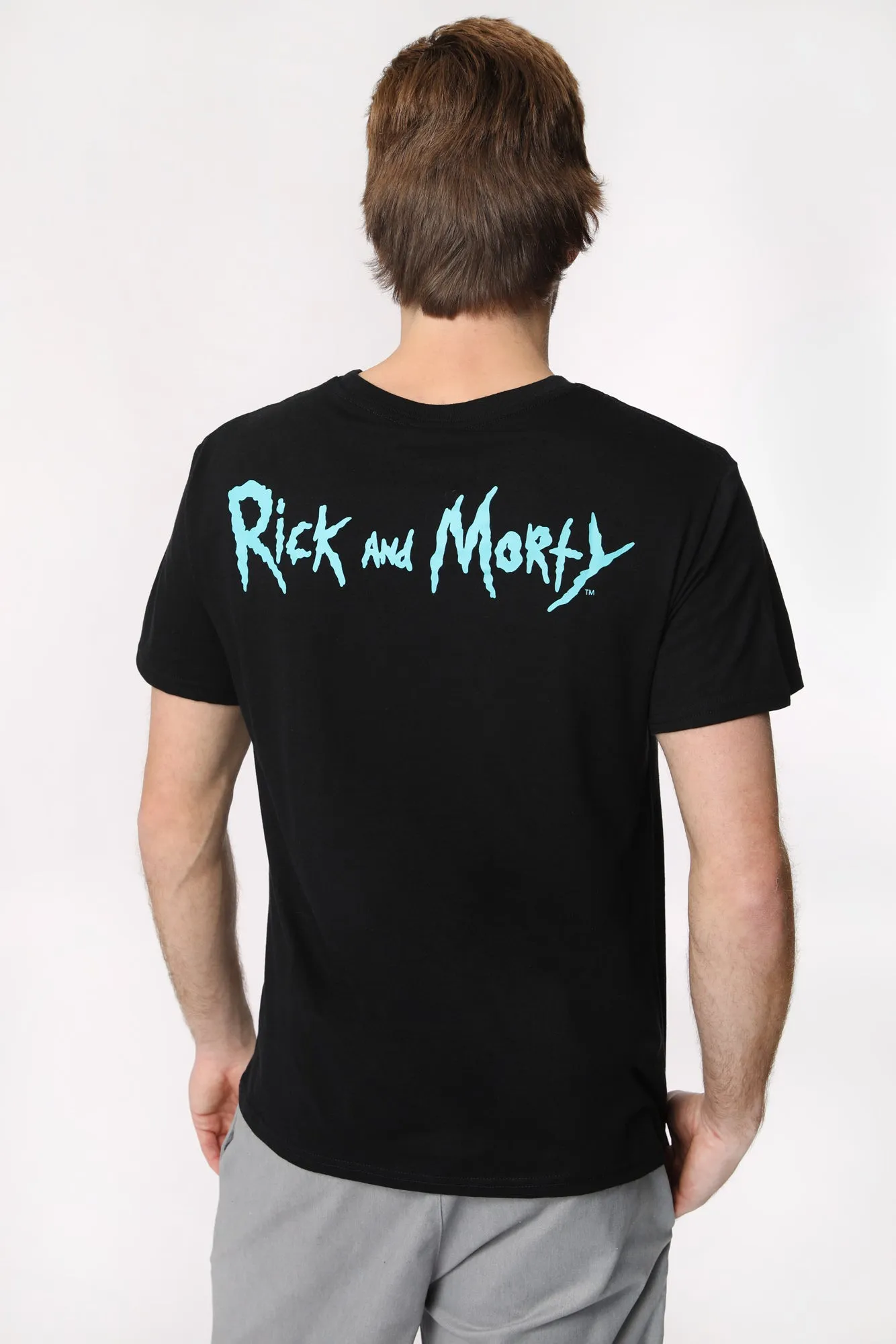 T-Shirt Imprimé Portal Boys Rick et Morty Homme