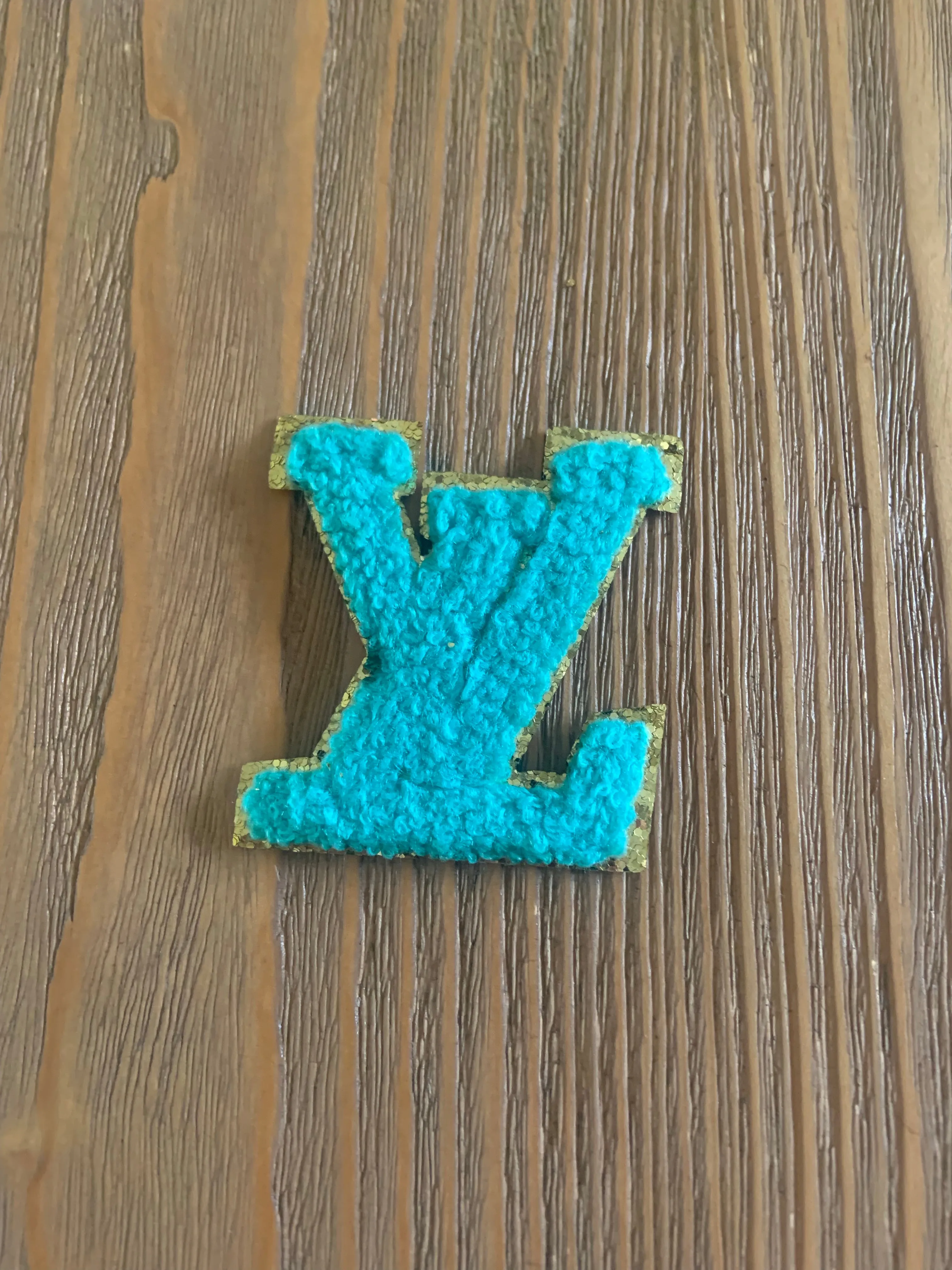 Teal L Patch