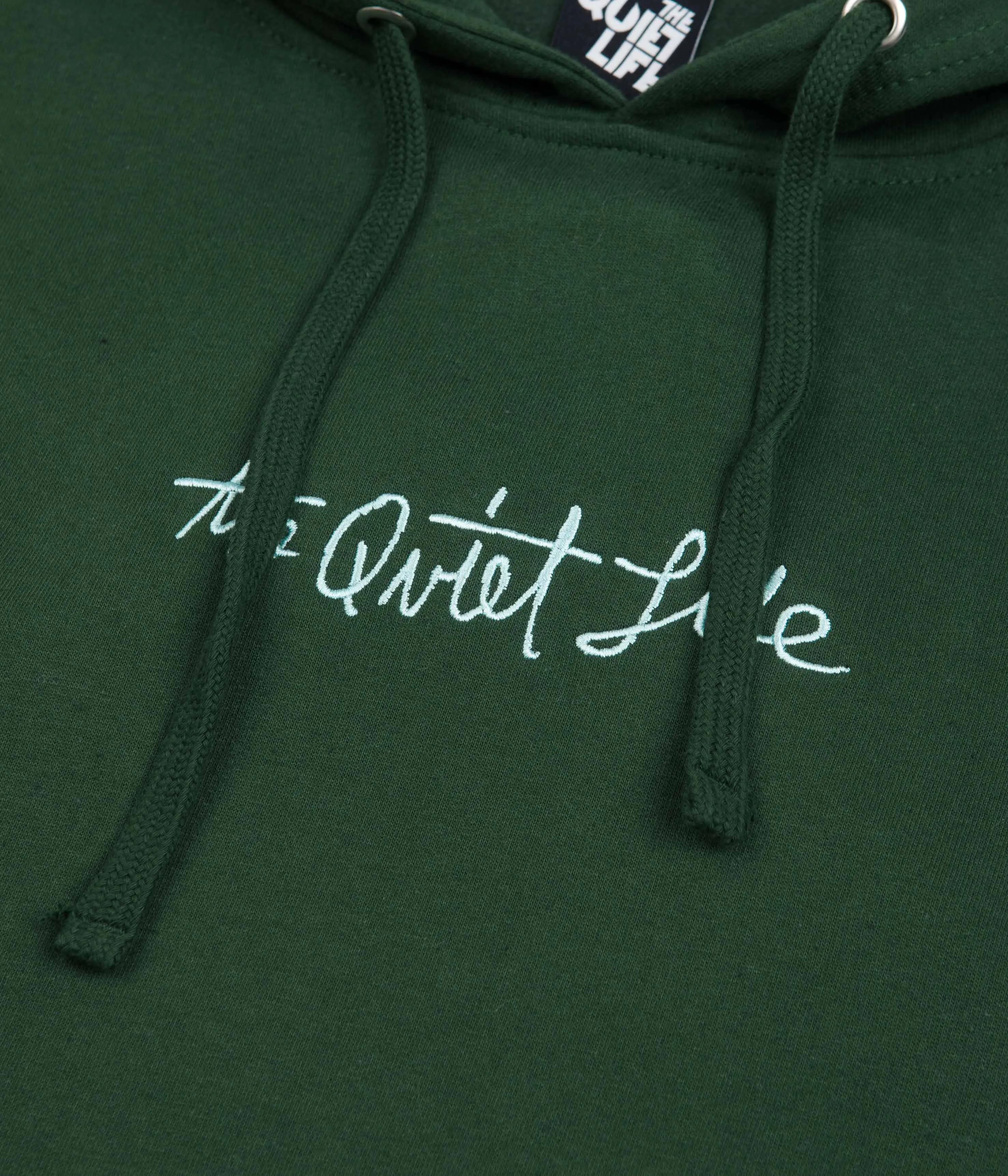 The Quiet Life Horizon Script Hoodie - Hunter Green